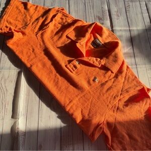 Mens Lacoste Neon Orange Polo